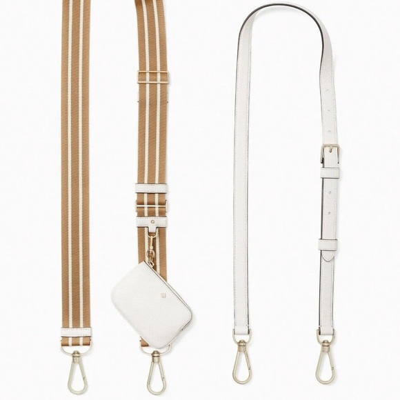 New Kate Spade Rosie Large Crossbody Pebbled Leather Parchment - Picture 5 of 16